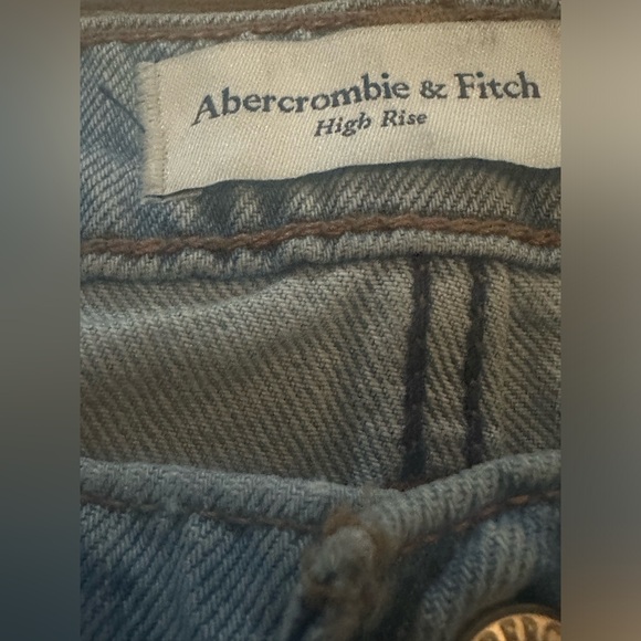 Abercrombie & Fitch Light Blue Denim Midi Skirt - Picture 5 of 7